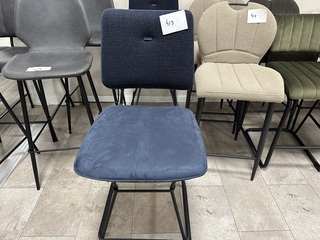 2x Barstoel Ava Night bleu